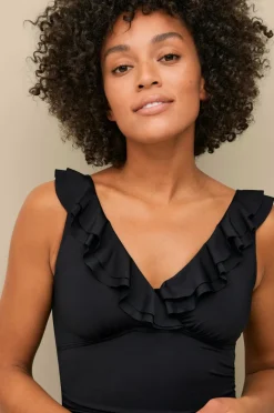 Ellos Collection Badedragt med formende effekt Sort fairbanks Online