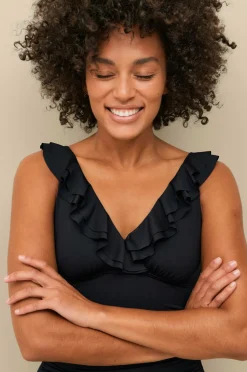 Ellos Collection Badedragt med formende effekt Sort fairbanks Online