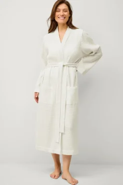 Ellos Nattøj>Collection Badekåbe Hvid