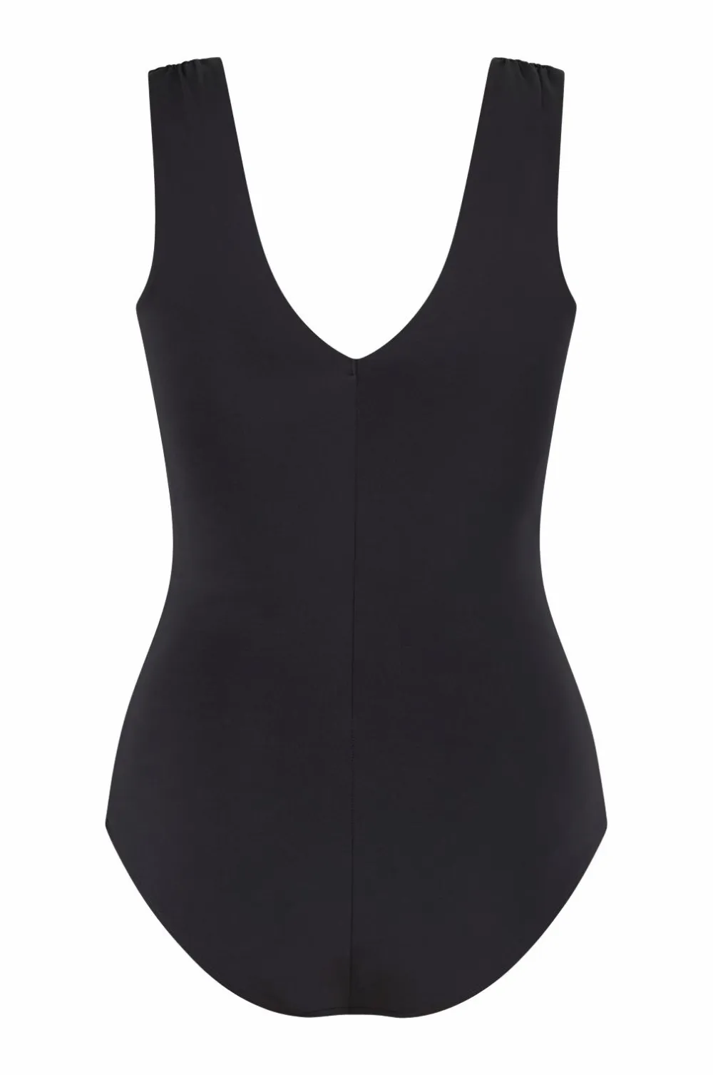 Ellos Badedragter>Collection Badedragt med draperet front Sort