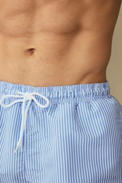 Ellos Collection Badebukser Blå hvid stribet Best