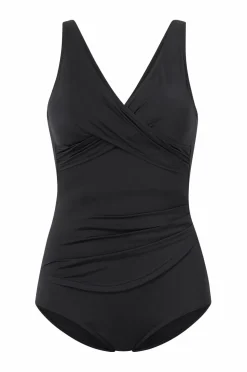 Ellos Badedragter>Collection Badedragt med formende effekt Sort