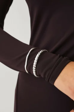 Ellos Collection Bangles 2-pak Sølvfarvet Clearance