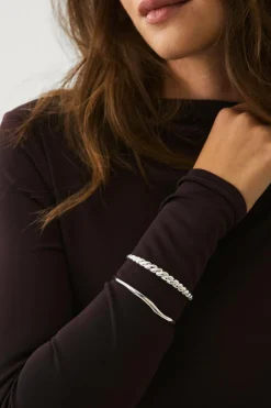 Ellos Collection Bangles 2-pak Sølvfarvet Clearance