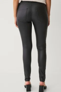 Ellos Collection Belagte Slim fit bukser Sort Clearance