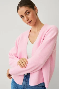 Ellos Collection Åben cardigan rosa Sale
