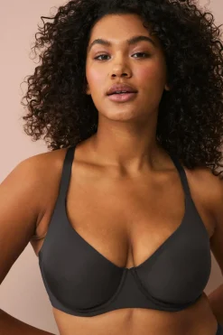 Ellos Bh'Er>Collection Bh med bøjler i mikrofiber Sort