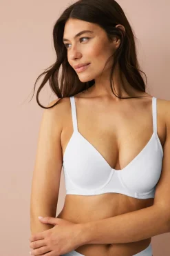 Ellos Bh'Er>Collection Bh med bøjler med uforede skåle Hvid