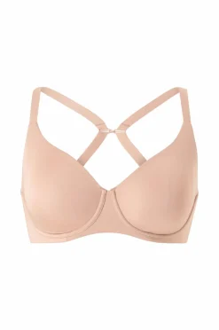 Ellos Collection Bh med bøjler i mikrofiber Beige