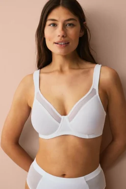 Ellos Bh'Er>Collection Bh med bøjler med formede skåle Hvid