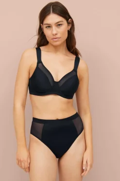 Ellos Bh'Er>Collection Bh med bøjler med formede skåle Sort