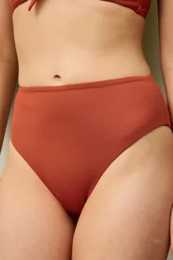 Ellos Collection Bikinitrusser med høj talje Rød New