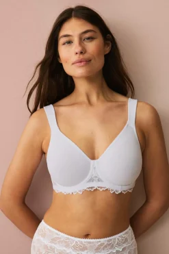 Ellos Bh'Er>Collection Bøjle-bh med blondedetaljer Hvid