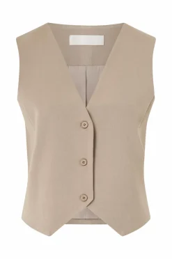 Ellos Collection Blazer-vest Beige Discount