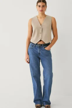 Ellos Collection Blazer-vest Beige Discount