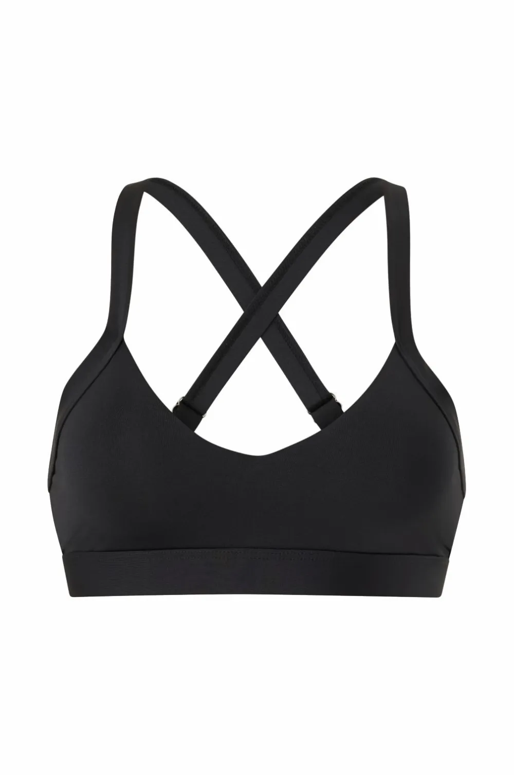 Ellos Bikinier & Bikinidele>Collection Blød bikinitop med krydset ryg Sort