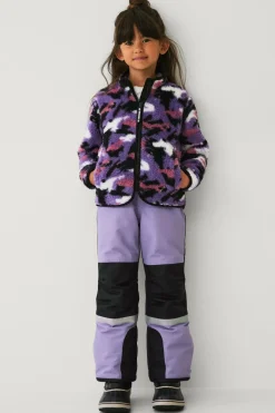 Ellos Trøjer & Cardigans|Overtøj>Collection Blød pelsjakke Mønstret lilla