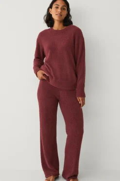 Ellos Loungewear & Homewear>Collection Blød jersey vinrød