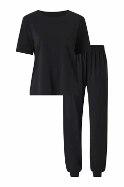 Ellos Nattøj>Collection Blødt pyjamassæt Sort