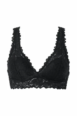 Ellos Collection Blød BH i blonde Sort Best