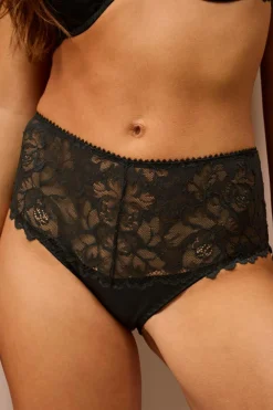 Ellos Collection Blondetrusser med høj talje Sort