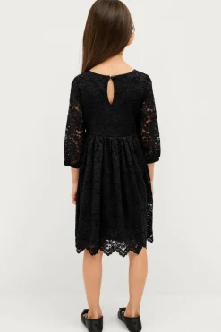 Ellos Collection Blondekjole Dagny Sort Sale