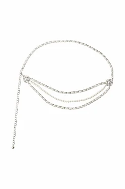 Ellos Bælter>Collection Bælte med perler Hvid