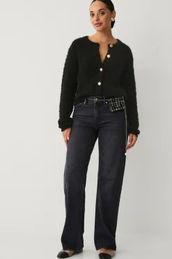 Ellos Collection Bælte Katja med lille taske Sort