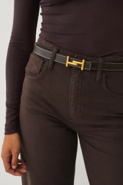 Ellos Collection Bælte mørk brun Best