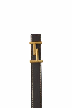 Ellos Collection Bælte mørk brun Best