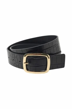 Ellos Bælter>Collection Bælte i imiteret læder sort