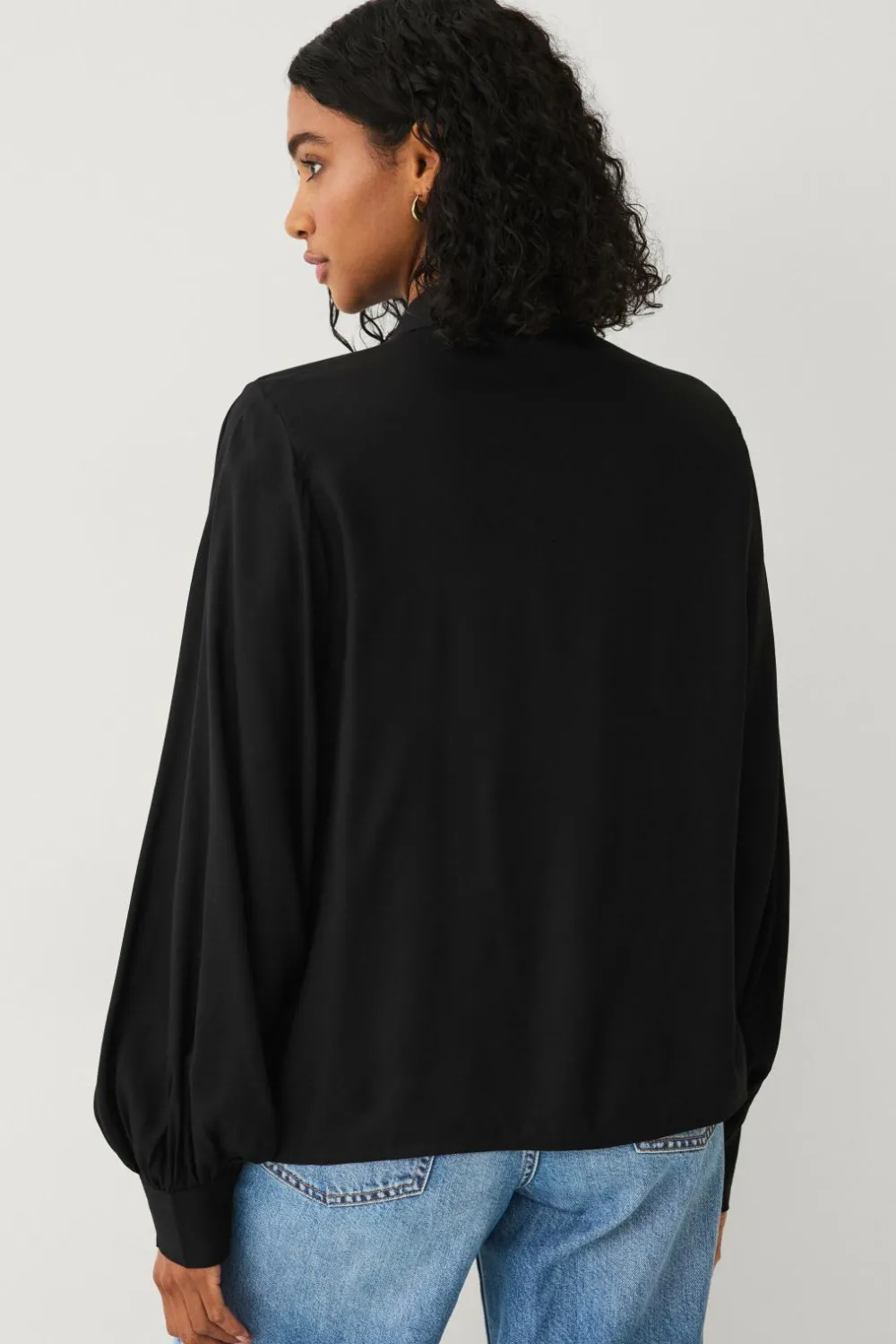 Ellos Skjorter & Bluser>Collection Bluse i viskose sort