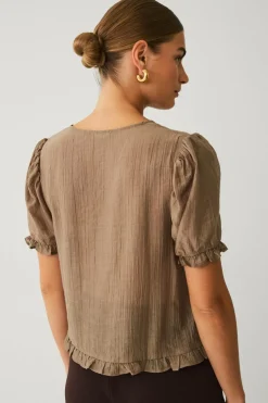 Ellos Collection Bluse Beige New