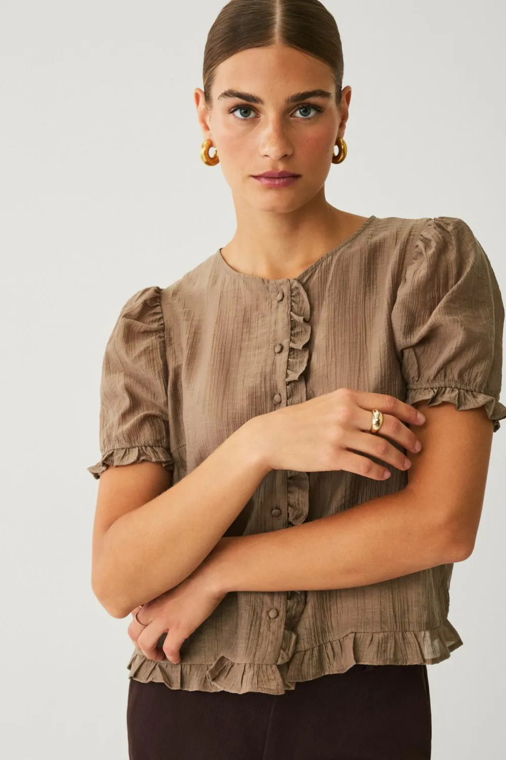 Ellos Collection Bluse Beige New