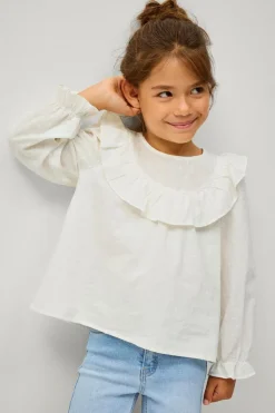 Ellos Collection Bluse Julia S Girls Hvid Clearance