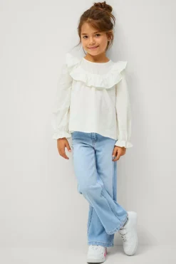 Ellos Collection Bluse Julia S Girls Hvid Clearance