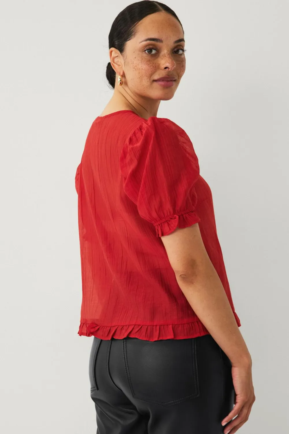 Ellos Collection Bluse Rød Best