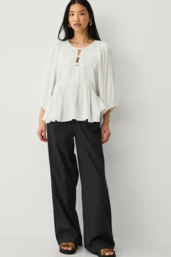 Ellos Skjorter & Bluser>Collection Bluse i musselin Hvid