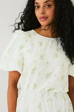 Ellos Collection Bluse med ballonærmer Online