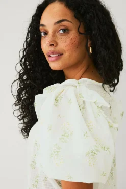 Ellos Collection Bluse med ballonærmer Online
