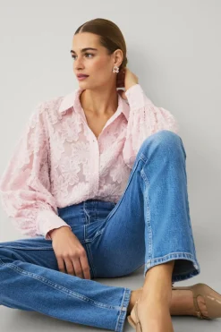 Ellos Collection Bluse Kim Ljusrosa Best