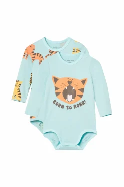 Ellos Bodies>Collection Body Ellis 2-pak Blåmønstret