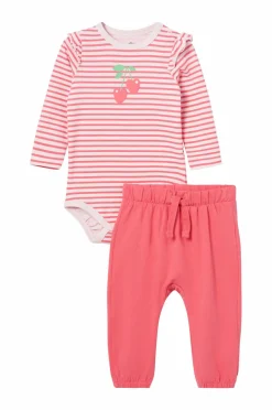 Ellos Bukser, Jeans & Leggings|Bodies>Collection Body + bukser Thea Rosa kirsebær