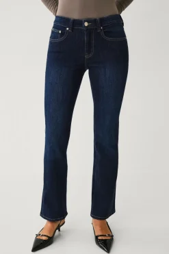 Ellos Collection Bootcut jeans med baglommer mørk blå Outlet