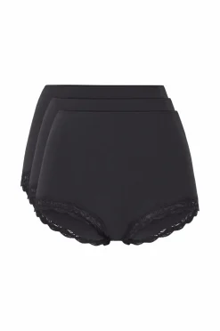 Ellos Trusser>Collection Boxershorts med høj talje 3-pak Sort
