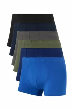 Ellos Undertøj|Træningstøj>Collection Boxershorts Adam 6-pak Blandede farver x 6