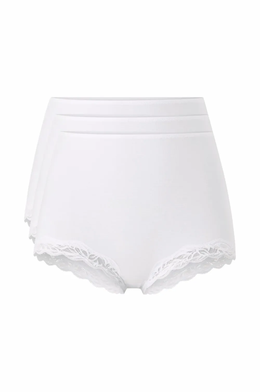 Ellos Trusser>Collection Boxershorts med høj talje 3-pak Hvid