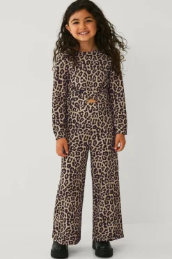 Ellos Bukser & Leggings>Collection Brede bukser leopardmønstret
