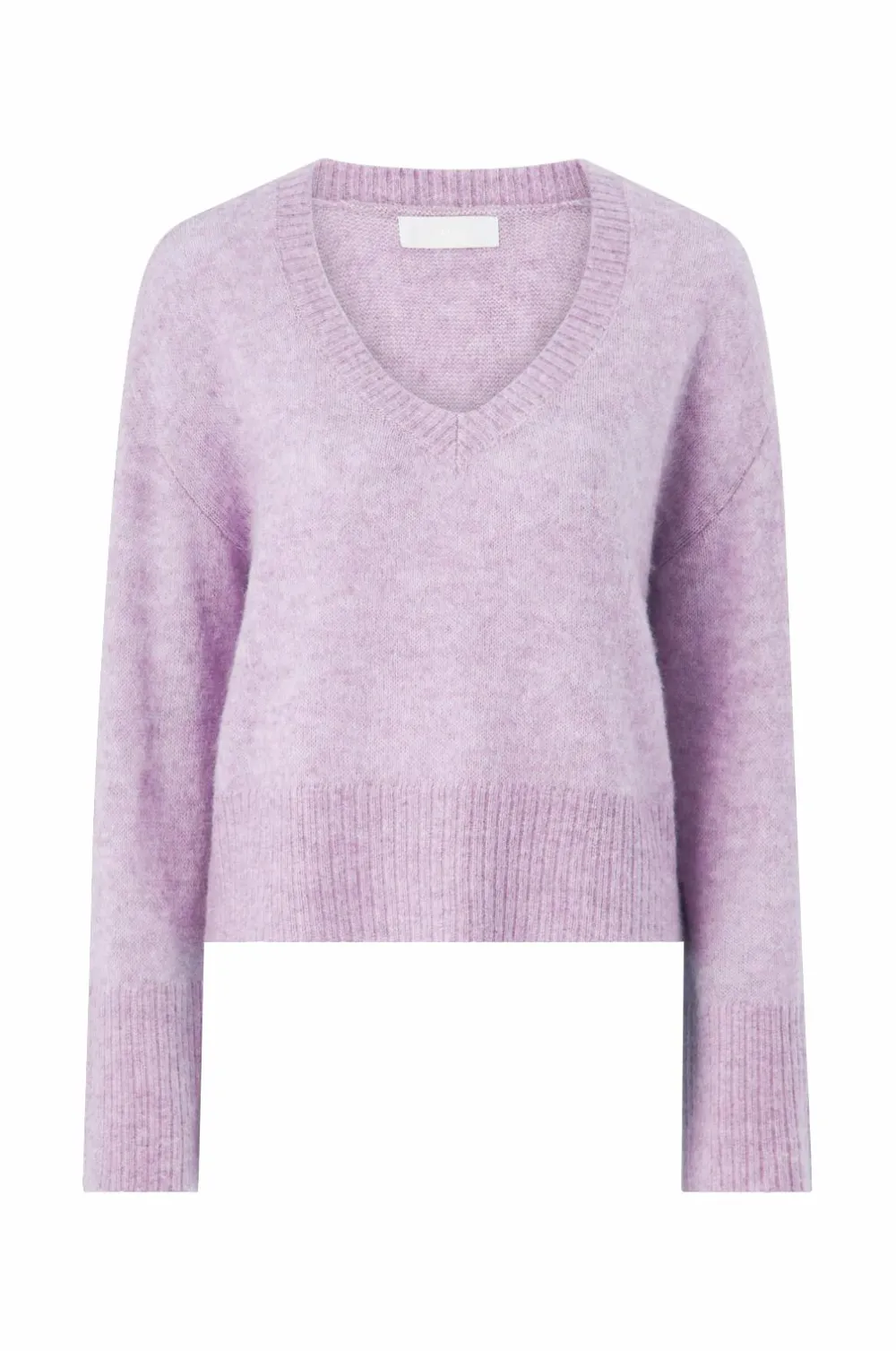 Ellos Trøjer & Cardigans>Collection Bred, v-halset trøje Lilla