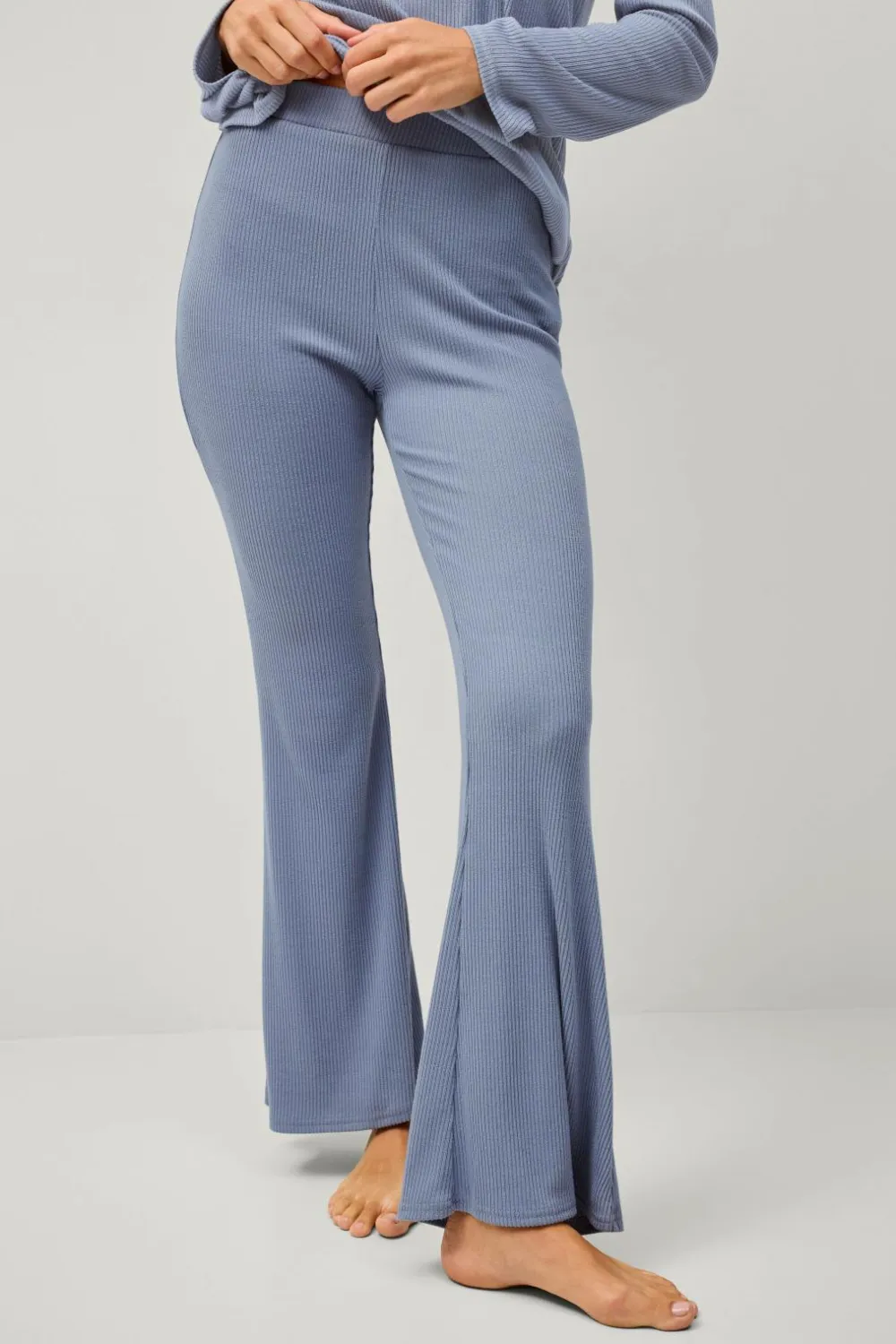 Ellos Loungewear & Homewear|Bukser>Collection Bukser med svaj Blå